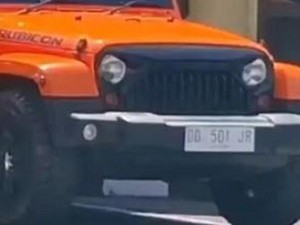 Rubicon AKP Ramli Pakai Pelat Palsu di Makassar Tak Ditilang, Hanya Ditegur