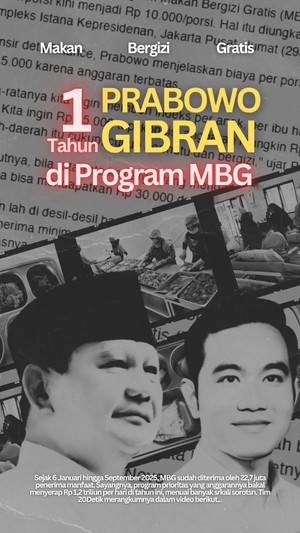 Video: Janji vs Realita Program MBG dalam Setahun Prabowo-Gibran