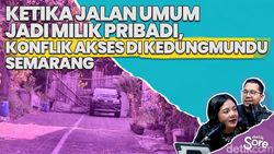 Video: Drama Ari Warga Kedungmundu, Semarang Menutup Jalan Kampung 