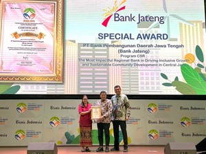 Dorong Pertumbuhan Inklusif, Bank Jateng Raih Special Award BISRA 2025