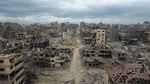 Foto Udara Tunjukkan Wajah Gaza yang Luluh Lantak