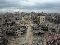 Video: Alat Berat Mulai Bersihkan Puing-puing di Gaza