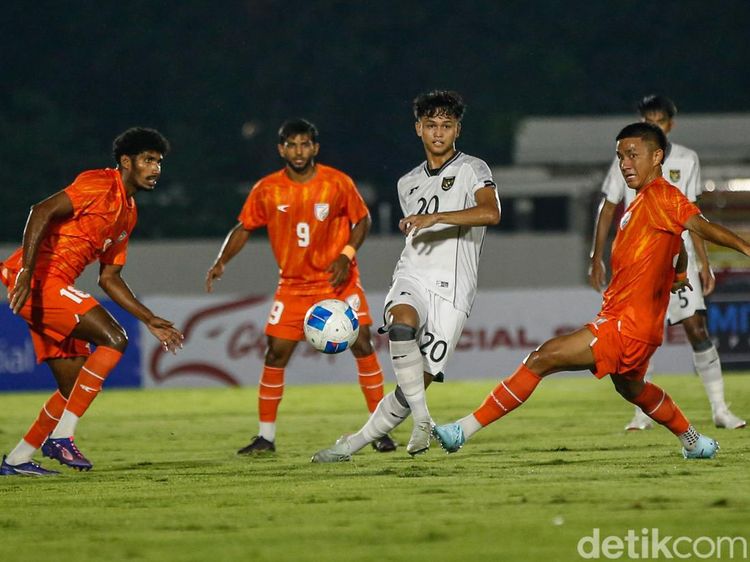 Garuda Muda Bermain Imbang 1-1 Lawan India U-23 di Laga Uji Coba