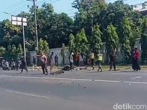 Diduga Microsleep, Pemotor di Pasuruan Tewas Tabrak Truk Boks
