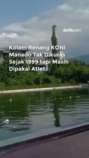 Video: Kolam Renang KONI Manado Tak Dikuras Sejak 1999