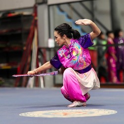 Pose Kris Dayanti Latihan Wushu Buat Kejuaran Internasional di China