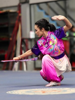 Pose Kris Dayanti Latihan Wushu Buat Kejuaran Internasional di China