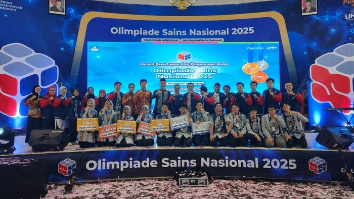 MAN 2 Kota Malang raih emas terbanyak di OSN 2025.