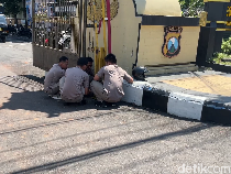 Sarana Mapolres Lumajang Rusak Diserang Keluarga Tersangka Diperbaiki