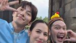 OMG! Pevita Pearce Foto Bareng Ji Chang Wook di Prambanan