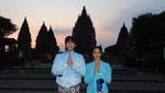 OMG! Pevita Pearce Foto Bareng Ji Chang Wook di Prambanan