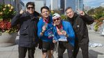 Ariel NOAH hingga Raffi Ahmad Ikut Chicago Marathon, Suporter Gak Kalah Heboh