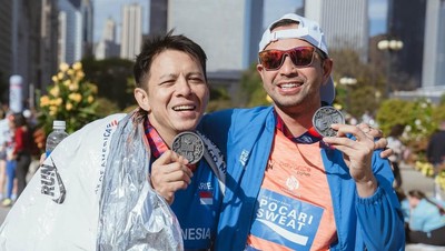 Ariel NOAH hingga Raffi Ahmad Ikut Chicago Marathon, Suporter Gak Kalah Heboh