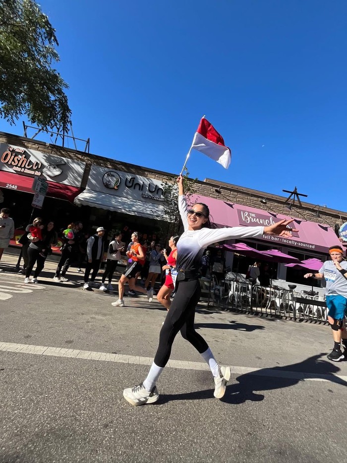 Ririn Ekawati Ririn Ekawati finish Chicago Marathon.