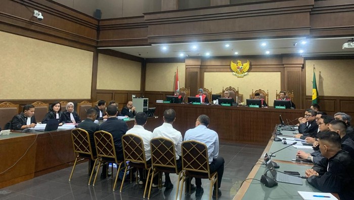Sidang kasus korupsi tata kelola minyak (Mulia/detikcom)
