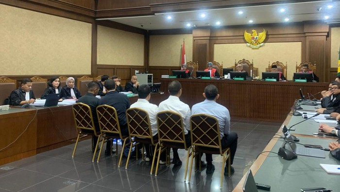 Sidang kasus korupsi tata kelola minyak (Mulia/detikcom)