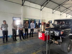 70 Jip Wisata Bromo Jalani Ramp Check di Malang Cegah Kecelakaan