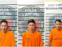 3 Preman yang Palak Sopir Batu Bara di Way Kanan Lampung Ditangkap Polisi