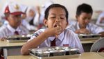 Anak Sekolah di Sumsel Antusias Nikmati Program Makan Bergizi Gratis