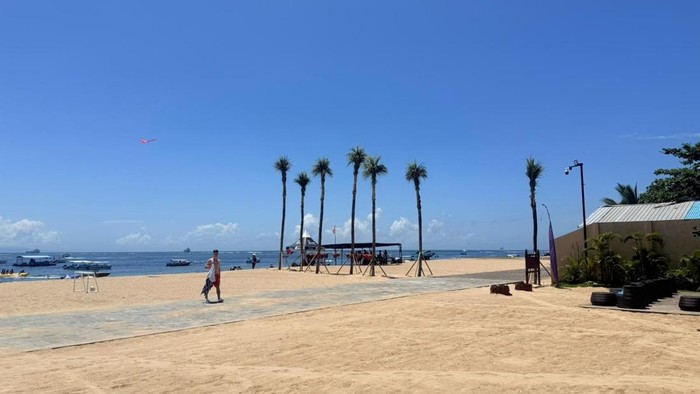 Area pantai yang disewakan Pemkab Badung untuk pemanfaatan oleh salah satu hotel di Tanjung Benoa, Kuta Selatan. (Dok BPKAD Badung)