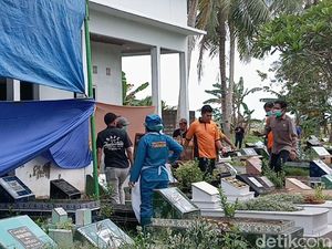 Makam Wanita Hamil yang Tewas di Hotel Palembang Diekshumasi