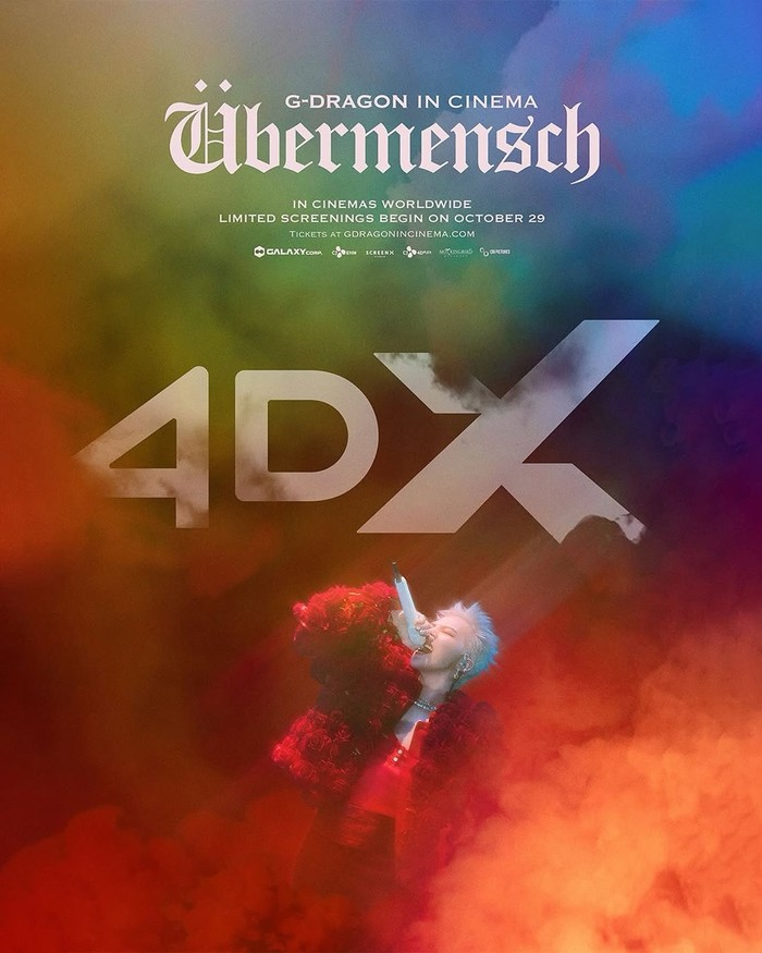 G-Dragon Poster film konser G-Dragon Übermensch.
