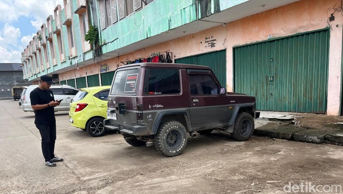 Lokasi penikaman sesama pedagang di Pasar Angso Duo, Kota Jambi