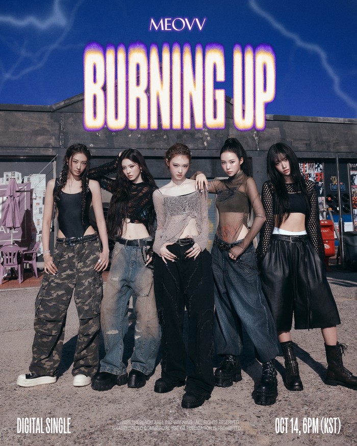 MEOVV MEOVV comeback dengan single digital BURNING UP.
