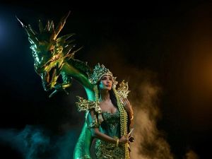 Aksi Vina Sitorus Jadi Nyi Roro Kidul Hingga Top 22 Miss Grand International