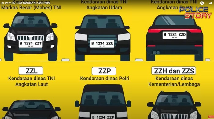 Pelat ZZ buat pejabat