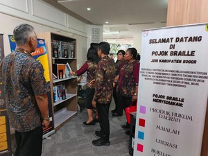 JDIH Mimika Apresiasi Inovasi Pojok Braille Inisiasi JDIH Pemkab Bogor