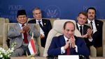 Momen Akrab Prabowo dengan Sejumlah Pemimpin Negara di KTT Gaza