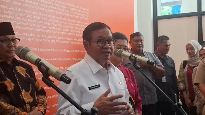 Pramono Anung di Taman Ismail Marzuki, Jakarta Pusat, Selasa (14/10/2025).