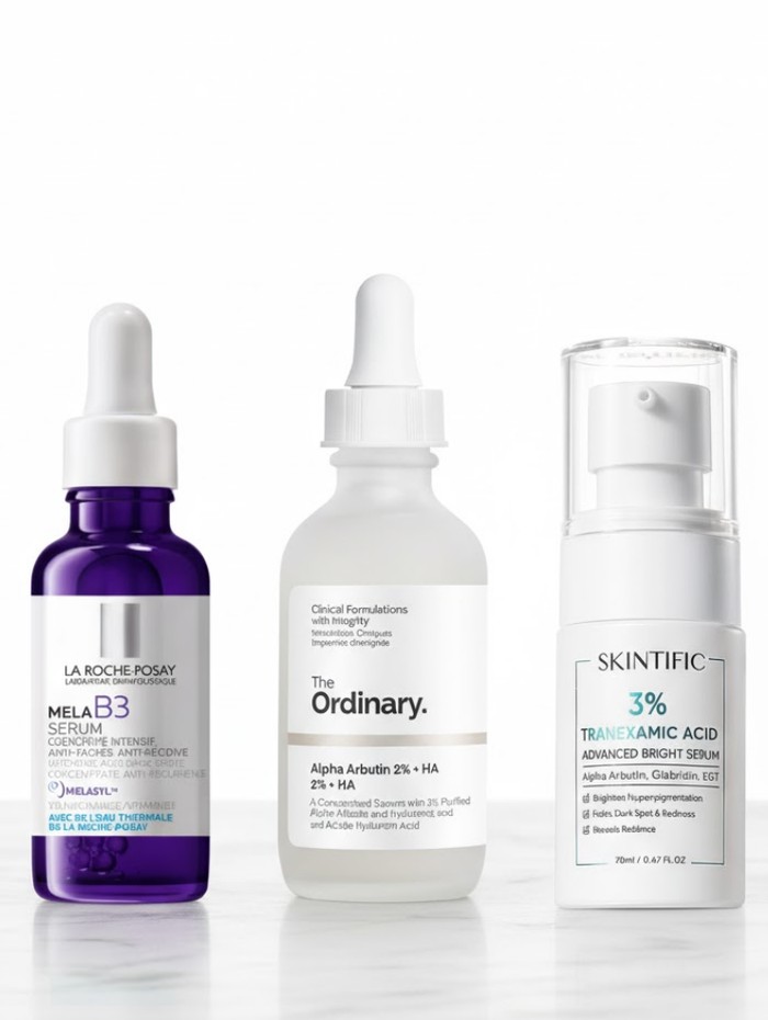 Serum pencerah wajah untuk usia 40-an.