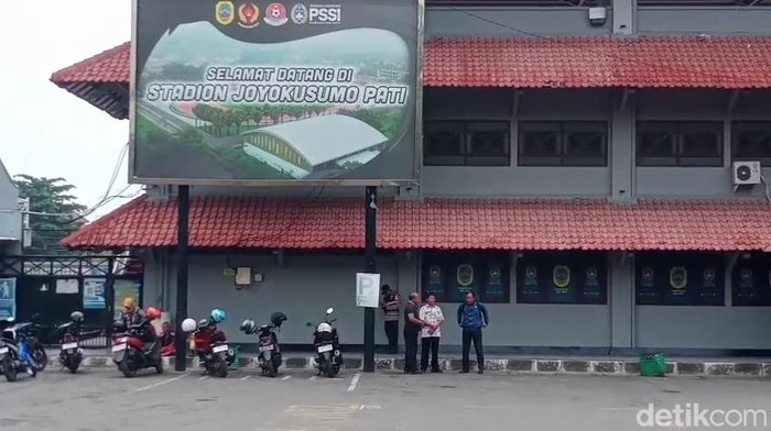 Stadion Joyokusumo Pati bakal disulap berstandar FIFA. Pemkab menyiapkan anggaran Rp 150 miliar. 
Foto diambil Selasa (14/10/2025).