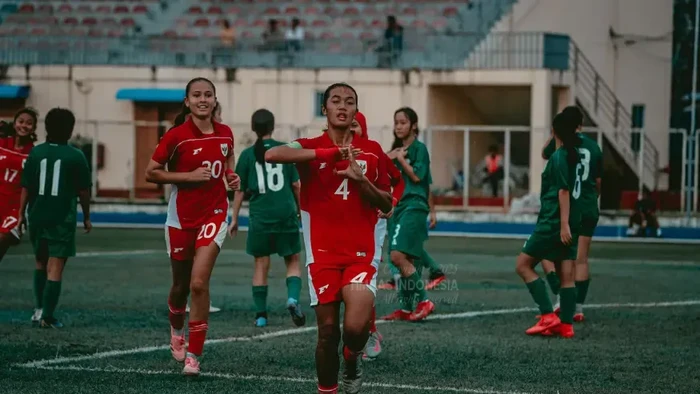 Timnas Putri Indonesia U-17 menang 2-0 atas Makau U-17 dalam laga Kualifikasi Piala Asia Wanita U-17 2026.