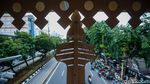 Wajah Baru JPO Kenari dengan Ornamen Monas dan Ondel-ondel