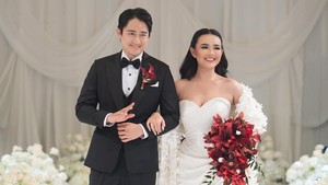 Amanda Manopo & Kenny Austin resmi jadi suami istri di hotel mewah Langham SCBD. Foto: dok Instagram amandamanopo