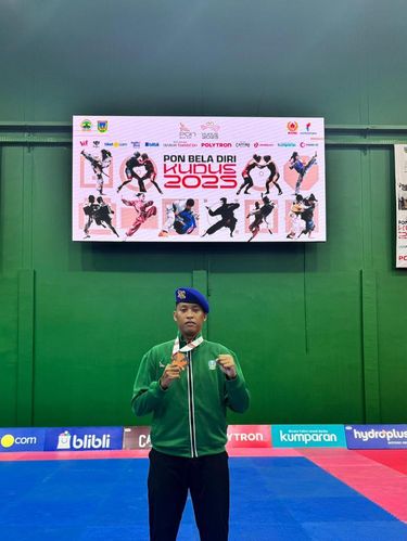 Atlet-atlet taekwondo Garbha Presisi Polri