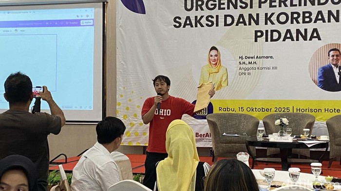 DS ayah dari anak korban dugaan kekerasan anak.