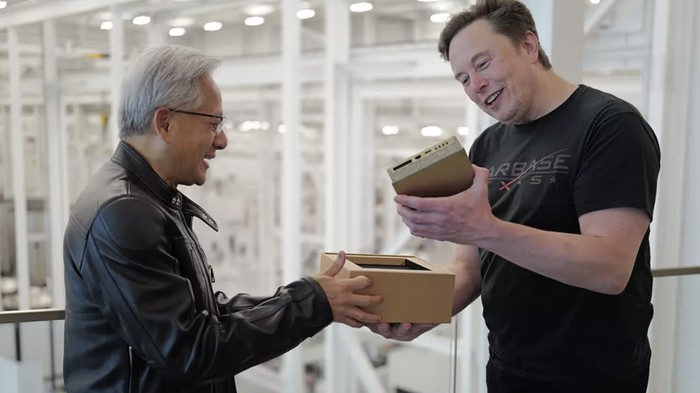 Jensen Huang dan Elon Musk