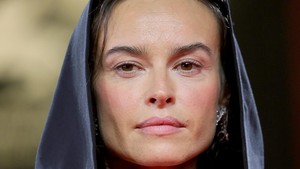 Kasia Smutniak aktris asal Polandia berperan sebagai Maria, ibu Yesus. Kariernya di dunia perfilman Italia cukup panjang, dikenal lewat serial Domina dan sejumlah film Eropa. Foto: Getty Images/Vittorio Zunino Celotto