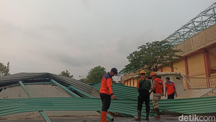 Kerusakan di Stadion Gelora Penataran Blitar