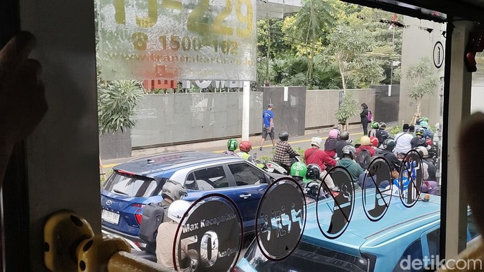 Lalin Pancoran Sampai Kuningan Jaksel Macet