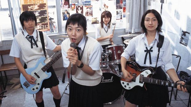 Cuplikan adegan dalam film Linda Linda Linda.