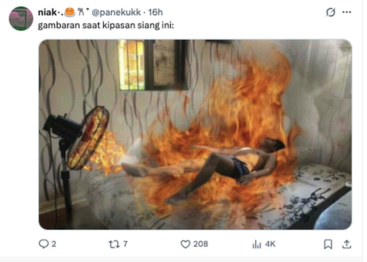 Meme Cuaca Panas