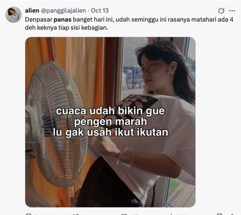 Meme Cuaca Panas