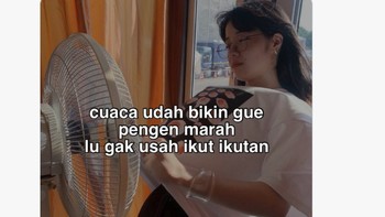 Panas bikin emosi. Foto: X.com