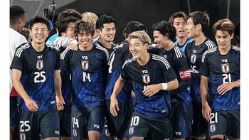 Sempat tertinggal 0-2 dari Brasil, Jepang comeback di babak kedua dan menang 3-2. Foto: X.com