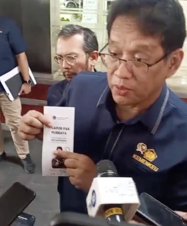 Menkeu Purbaya buat Lapor Pak Purbaya buat laporan pajak, Rabu (15/10/2025). (Istimewa)